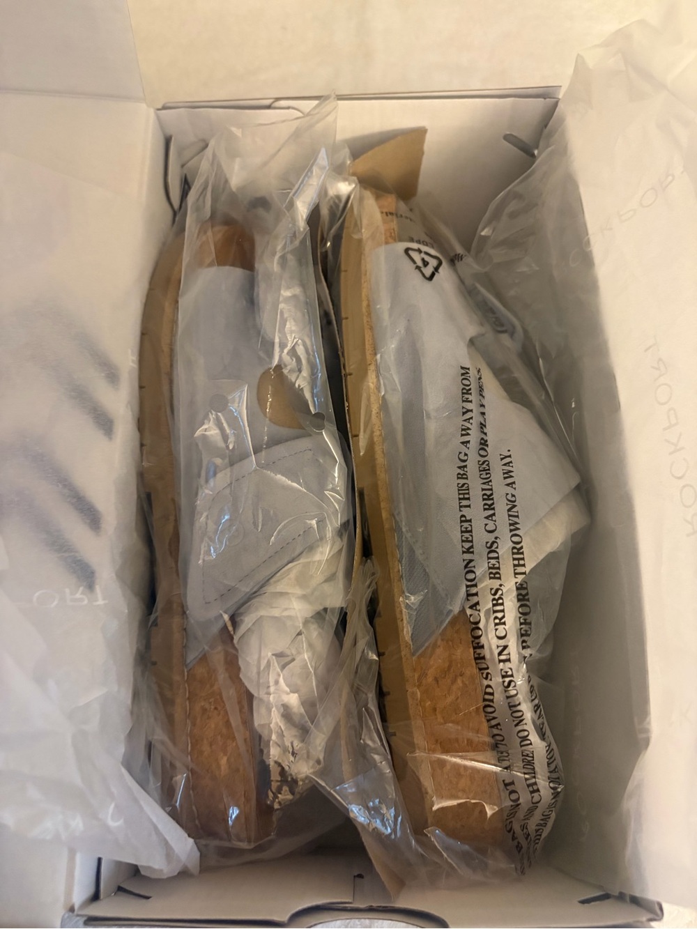 Rockport Zova Slip-On Sandals Women’s Size 8M Leather New in Box - Picture 10 of 11